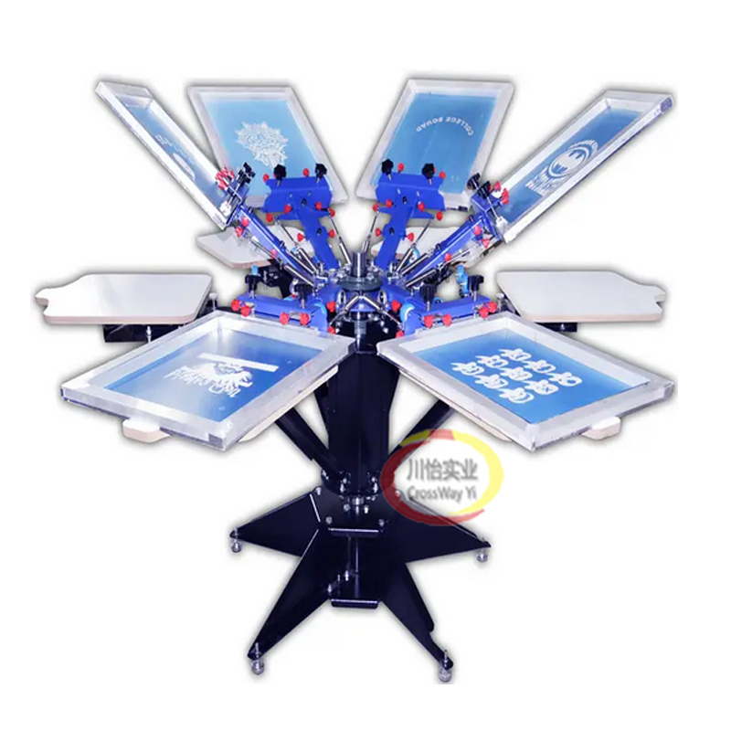 Commercial Printing Types - Tshirt 부직포 가방용 4색 스크린 인쇄기