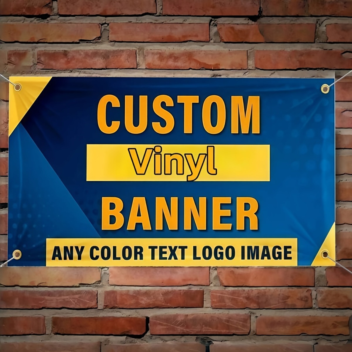Commercial Banner Printing - 맞춤형 비닐 배너 개인 맞춤 텍스트