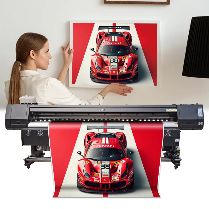 Commercial Printing And Graphics - 10피트 에코 솔벤트 프린터 3.2M Xp600