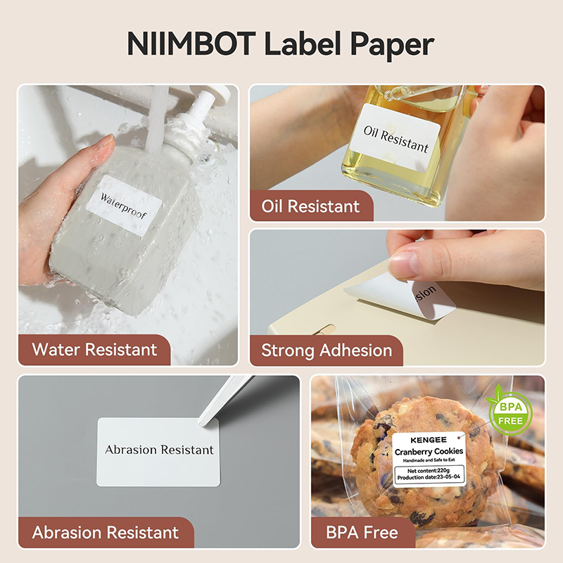 Niimbot 1/3/10 롤 흰색 열 라벨 방수 스티 - Commercial Printing Types 리뷰 및 가격