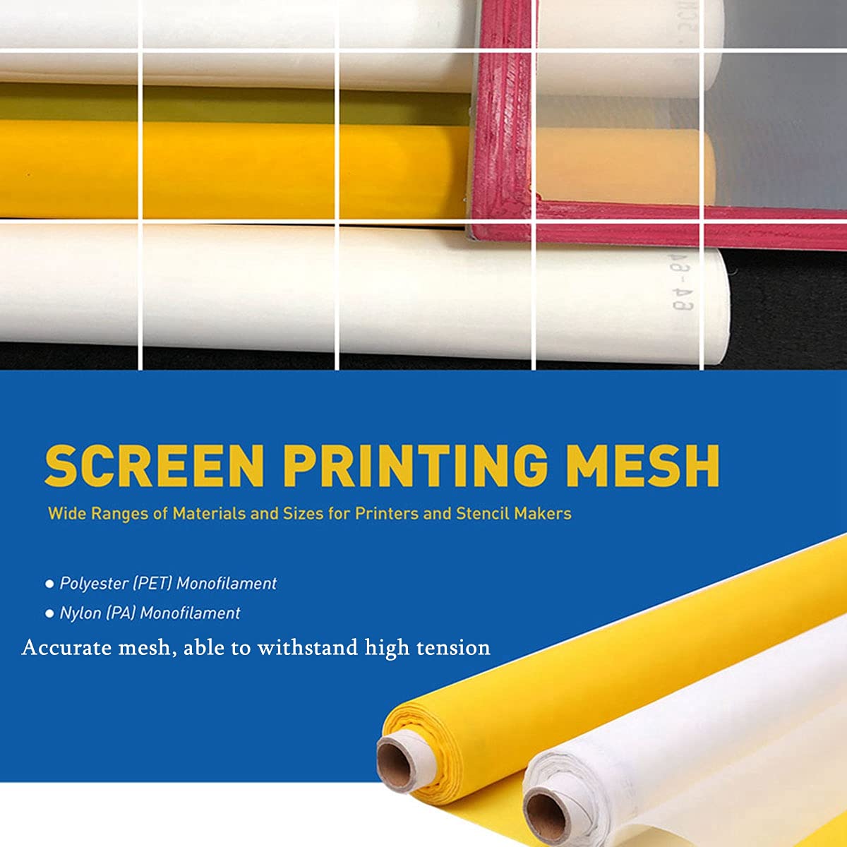 스크린 인쇄용 메쉬 화이트 실크 스크린 인쇄용 메쉬 원 - Commercial Printing Supplies 리뷰 및 가격