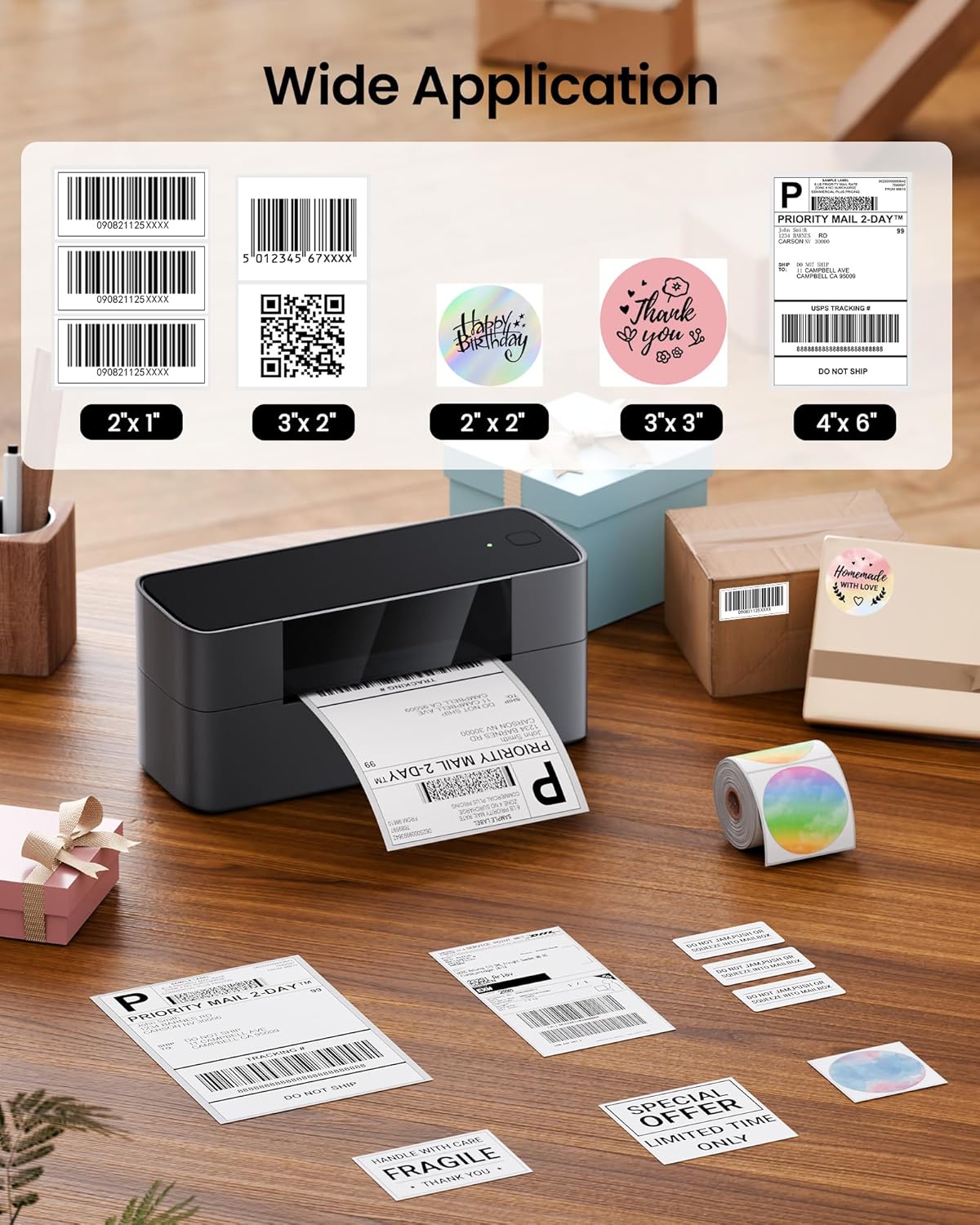 마크필드 배송 라벨 프린터, 245BT 감열 라벨 프린 - Commercial Printing Types 리뷰 및 가격